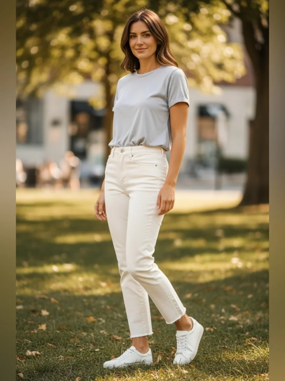 Women’s white jeans LOFT Sz 4/27 new without tags - Picture 1 of 5